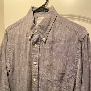 Brooks Brothers Button Down Linen Shirt